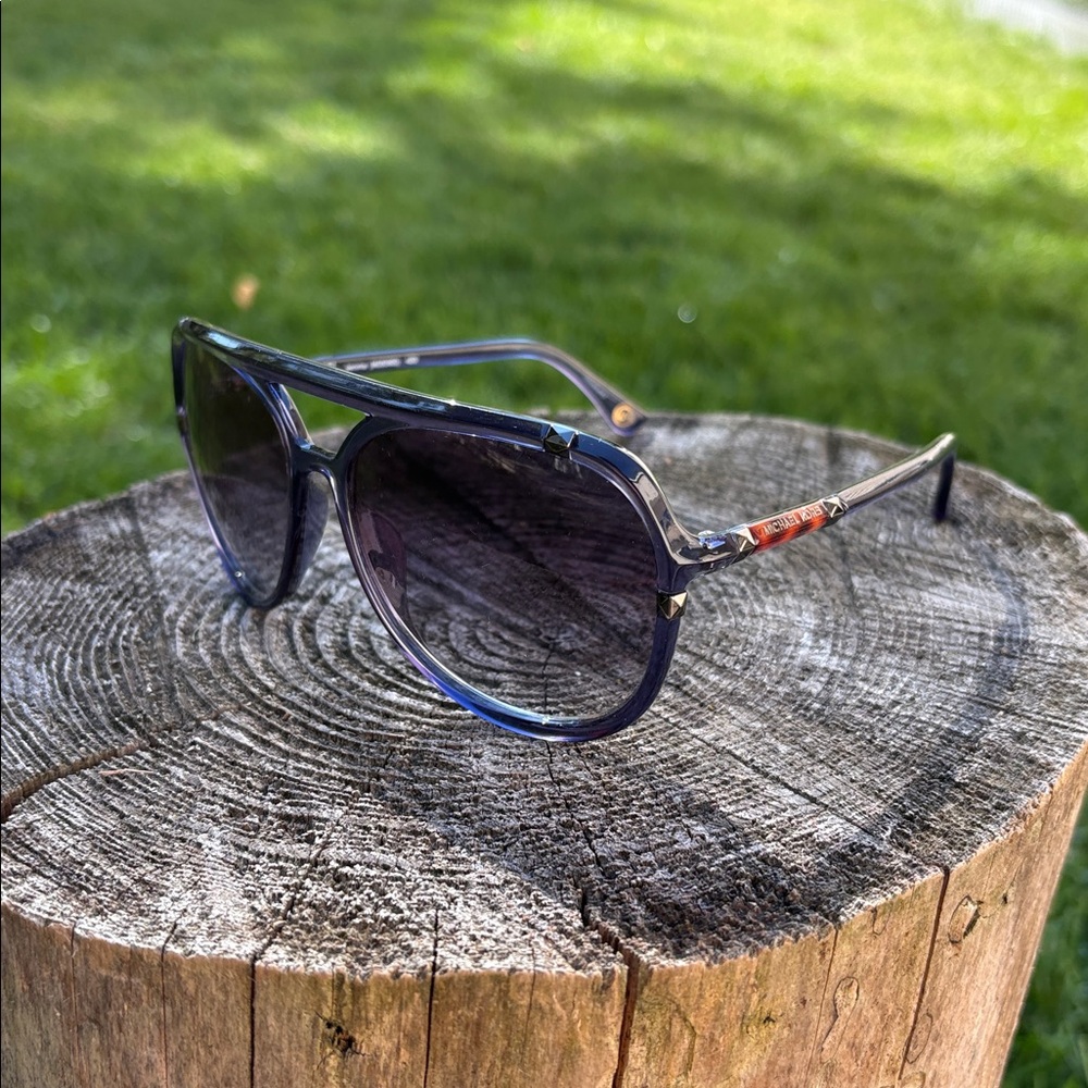 Michael Kors  Blue Aviator Sunglasses